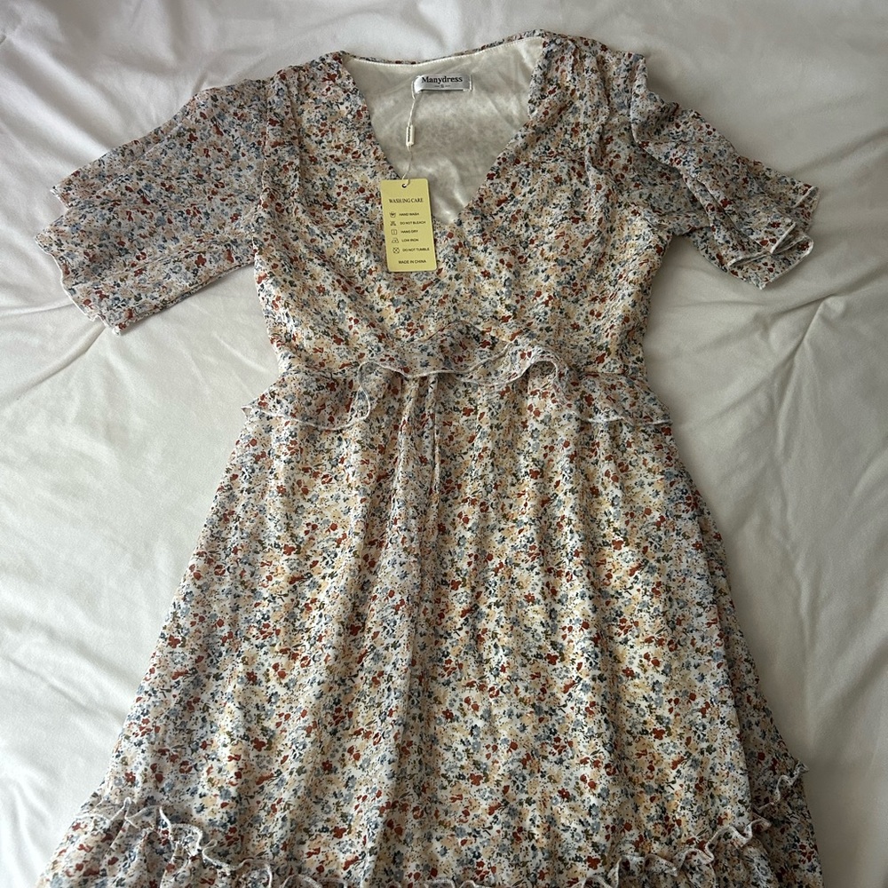 Mini floral dress